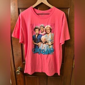 Golden Girls Stay Golden Unisex T-Shirt  Hot pink. Size L